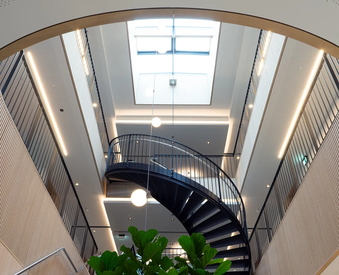 Trockenbau Kuppelverkleidung VERBUND Lehrlingsquartier NÖ